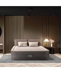 MATERASSO MATRIMONIALE GONFIABILE INTEX "TRUAIRE COMFORT PLUSH" MARRONE 152X203X46 CM - COD. 64036